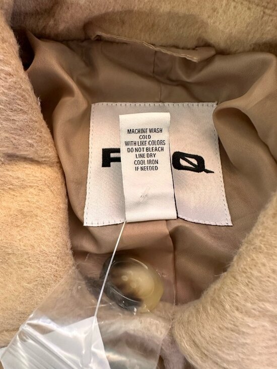 RSQ Tan Fringe  Wester Boho Jacket Women's Button Front - Picture 5 of 5